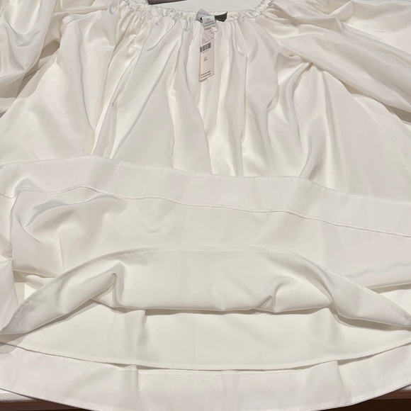 NWT Anthropology Mare Mare Off-Shoulder White mini dress/top size XS - Picture 10 of 16